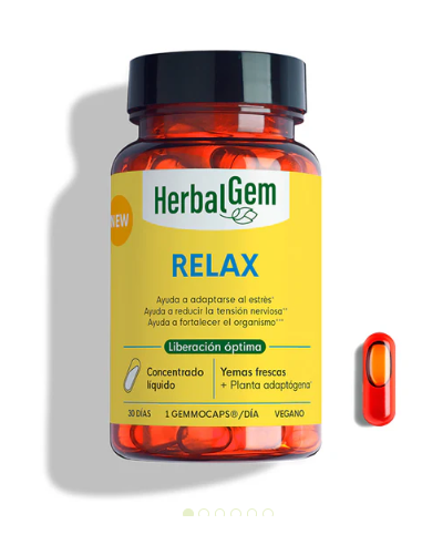 PRANAROM HERBALGEM RELAX 30 CAPSULAS