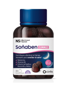 NS SOÑABEN GUMMIES 30 CARAMELOS DE GOMA SABOR MORA