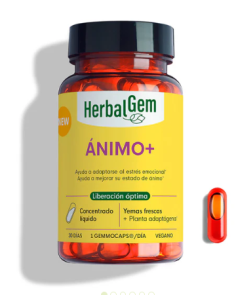 PRANAROM HERBALGEM ANIMO+ 30 CAPSULAS