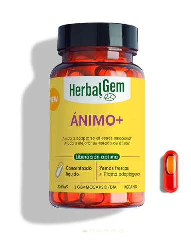 PRANAROM HERBALGEM ANIMO+ 30 CAPSULAS