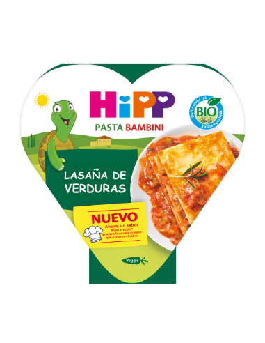 HIPP GOURMET LASAÑA DE VERDURAS 250G