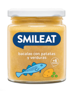 SMILEAT TARRITO BACALAO PATATA Y VERDURAS 230G