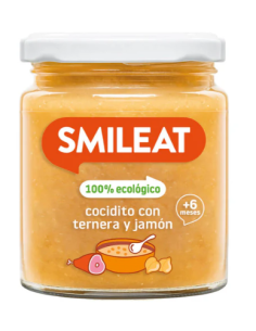 SMILEAT TARRITO SABOR COCIDITO CON TERNERA Y JAMON 230 G
