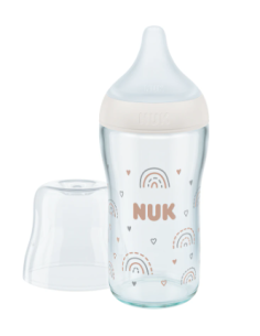 NUK PERFECT MATCH BIBERON SILICONA GLASS 3M+ 230ML