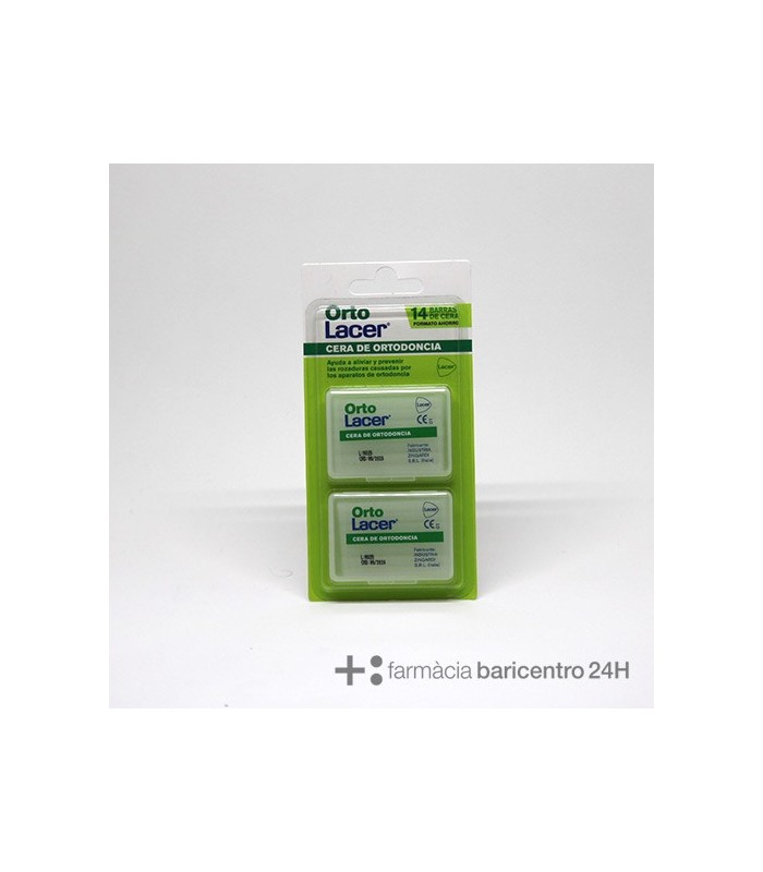 ORTOLACER CERA ORTODONCIA PROTECTORA ROZADURA 14 BARRAS Ortodoncia y Higiene Bucal