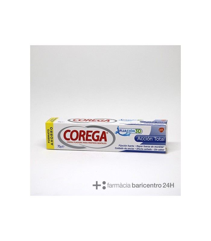 COREGA ACCION TOTAL CREMA FIJACION 3D 75 GR Fijacion y protesis y Higiene Bucal