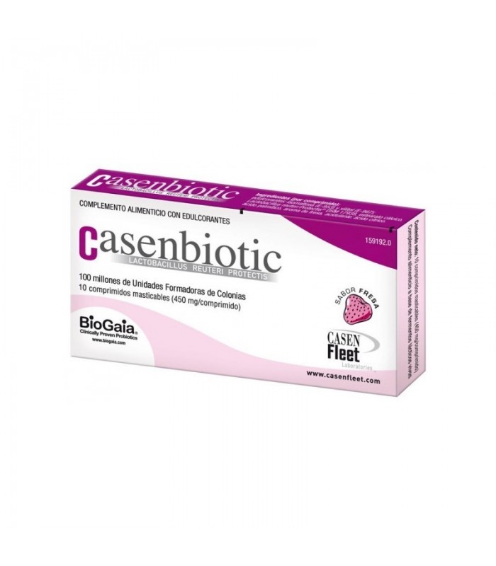CASENBIOTIC 10 COMP SABOR FRESA Flora intestinal y Cuidado Digestivo