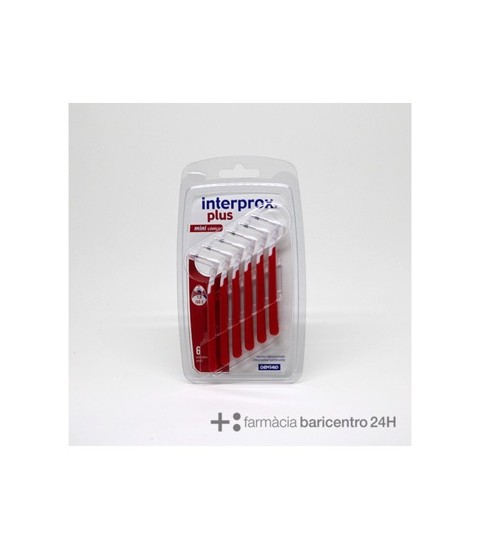 INTERPROX PLUS MINI CONICO 1,0 6 UNIDADES Cepillos y Higiene Bucal