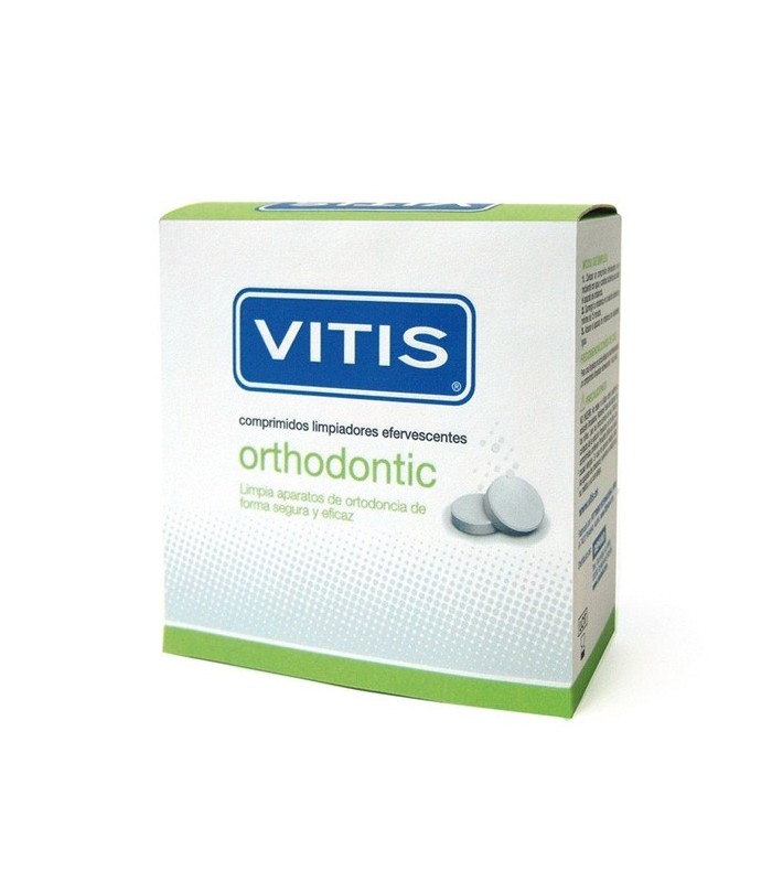 VITIS ORTHODONTIC COMPRIMIDOS EFERVESCENTES LIMPIEZA PROTESIS Fijacion y protesis y Higiene Bucal