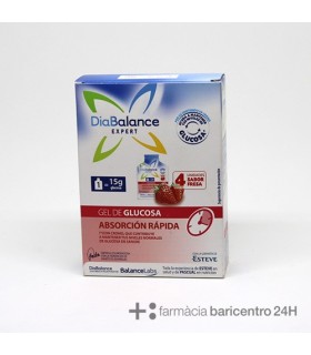 DIABALANCE EXPERT GEL GLUCO ABSOR RAPIDA FRESA 4 Minerales y Complen Alimentarios y vitamin