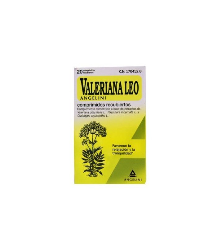 VALERIANA LEO ANGELINI 60 COMP RECUBIERTOS Relajante y Terapias naturales