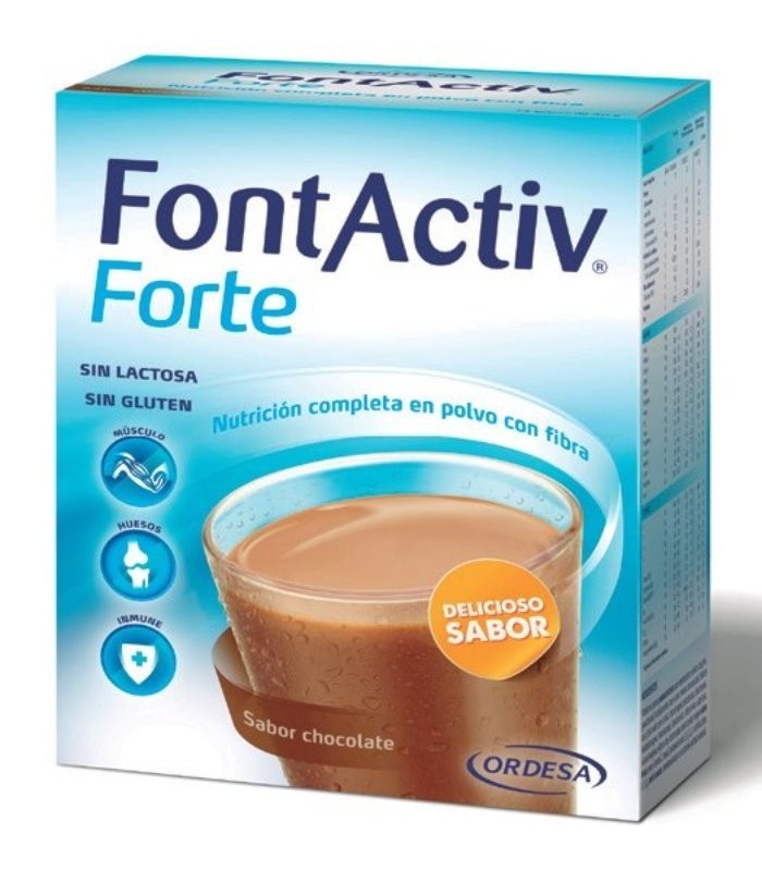FONTACTIV FORTE 30 G 14 SOBRES CHOCOLATE Vitalidad y Complen Alimentarios y vitamin