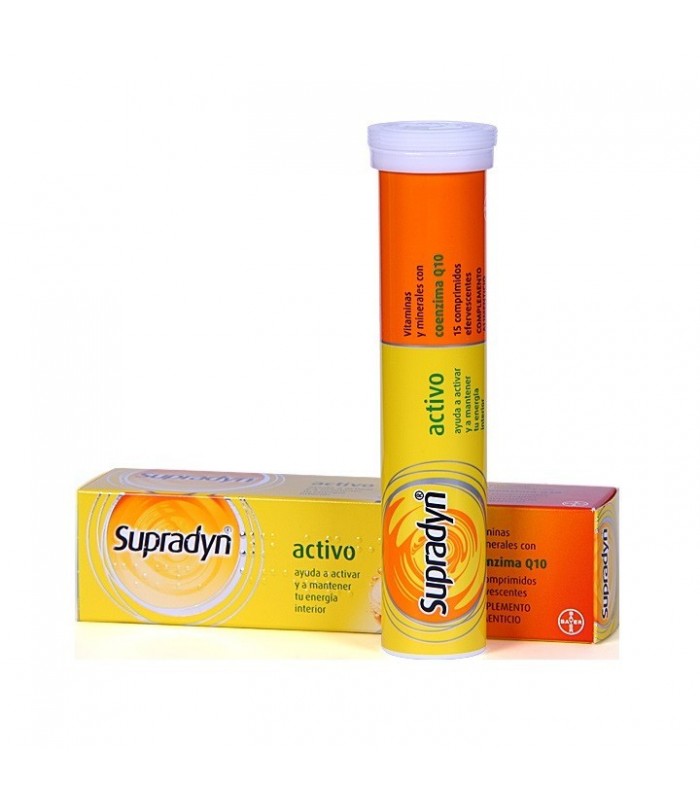SUPRADYN ACTIVO 15 COMPRIMIDOS EFERVESCENTES Multivitaminicos y Complen Alimentarios y vitamin