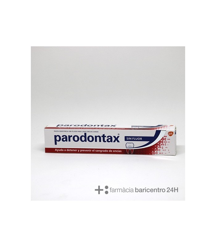 PARODONTAX ORIGINAL SIN FLUOR PASTA 75 ML Pastas dentifricas y Higiene Bucal
