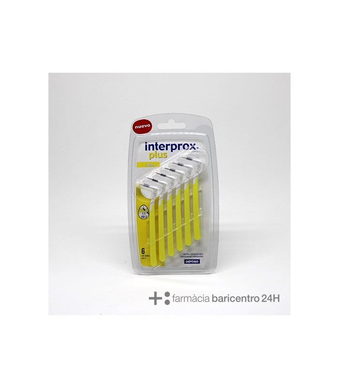 INTERPROX PLUS MINI 1,1 6 UNIDADES Cepillos y Higiene Bucal