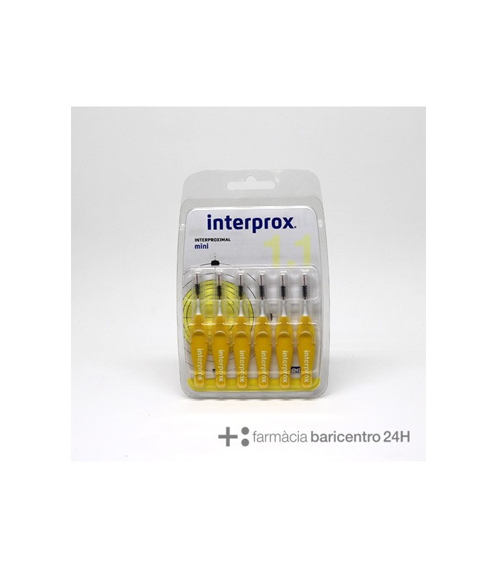 INTERPROX MINI 1,1 6 UNIDADES Cepillos y Higiene Bucal