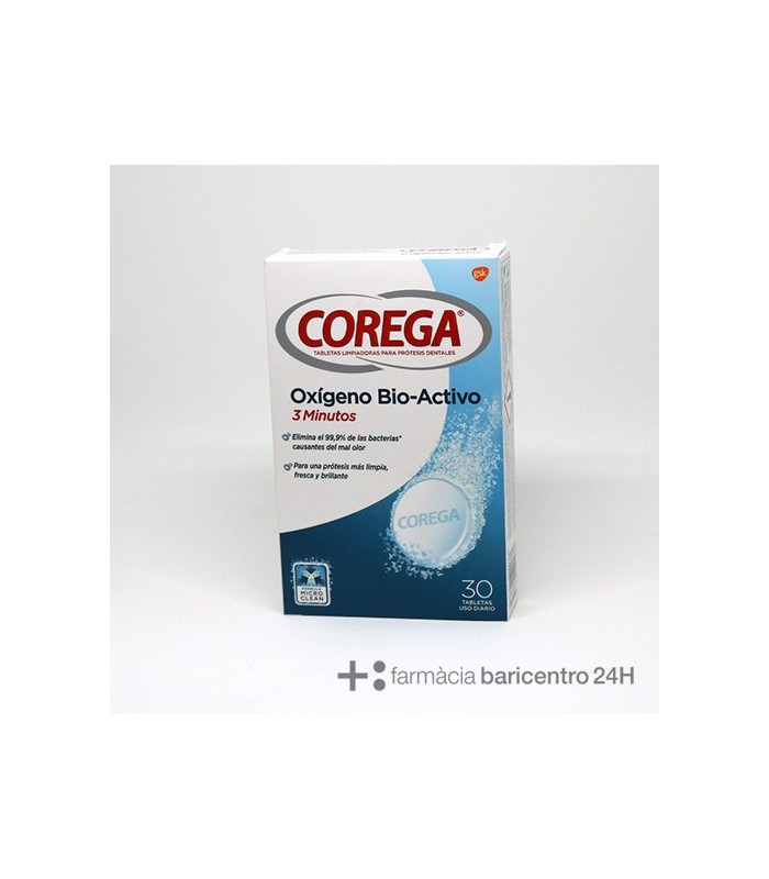 COREGA TABS 30 TAB EFERV Fijacion y protesis y Higiene Bucal