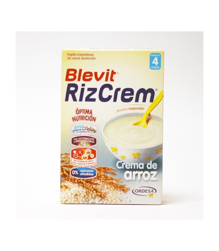 BLEVIT RIZ CREM PLUS CREMA ARROZ 300G Papillas y Alimentacion del bebe