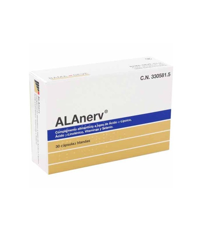 ALANERV 920 MG 30 CAPS Multivitaminicos y Complen Alimentarios y vitamin