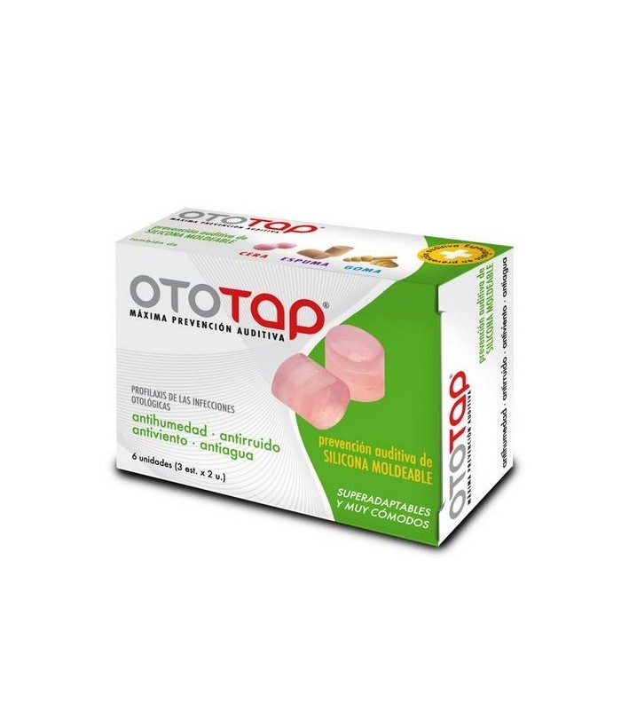 OTO-TAP SILICONA 6 UDS Nariz ojos y oidos y Farmacia en Casa