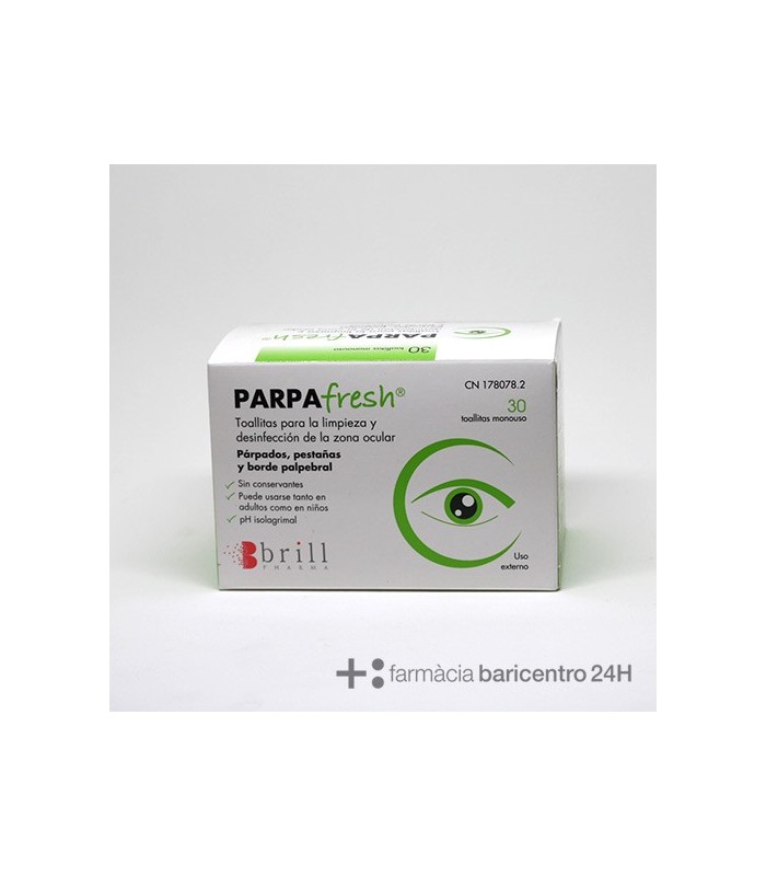 PARPAFRESH 30 TOALLITAS Nariz ojos y oidos y Farmacia en Casa