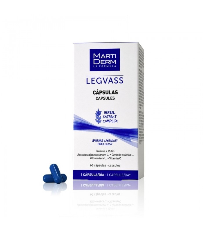 MARTIDERM LEGVASS ORAL 60 CAPS Anticeluliticos y Nutricosmetica