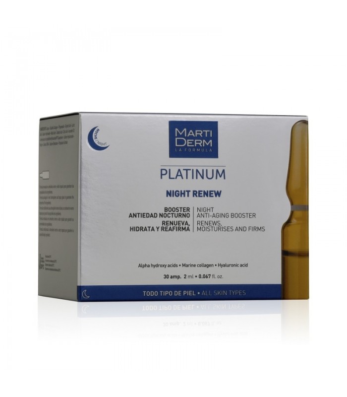 MARTIDERM NIGHT RENEW 30 AMPOLLAS Ampollas luminosidad y Ampollas