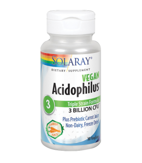 SOLARAY ACIDOPHILUS PLUS 30 CAPS Flora intestinal y Cuidado Digestivo
