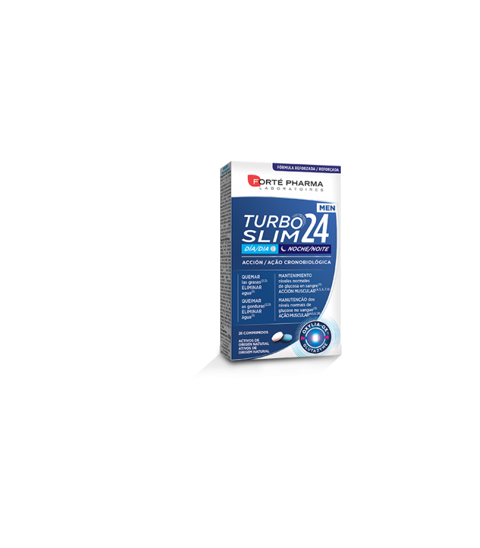 FORTE PHARMA TURBOSLIM 24+ MEN DIA Y NOCHE 28 COMPRIMIDOS