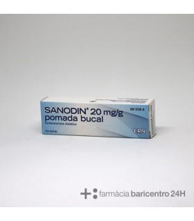 SANODIN 2% POMADA BUCAL 15 G Cuidado Bucal y Medicamentos - ERN 2